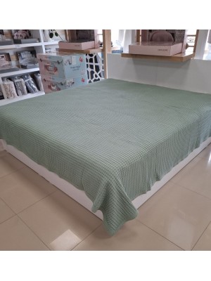 ETEHOMETEX HAVUZLU PİKE ÇİFT KİŞİLİK 220X240CM YEŞİL 8696474231847